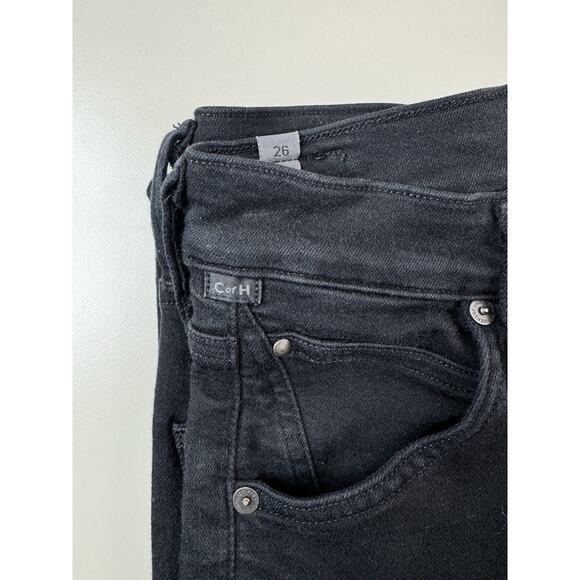 Citizens of Humanity Chrissy Jean Women's 26 Black Denim High Rise Skinny Emo - Picture 15 of 16
